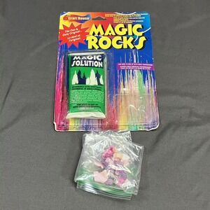 Vintage 1999 Craft House Magic Rocks / Growing Kit / 8901 Grown / Retro /80s 90s
